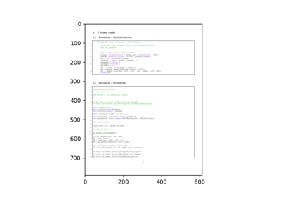 Document Python Code